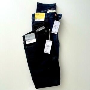 NEXT Jeans Skinny Mid Rise 1 Black, 1 Blue - both 8 Petite 2/$20